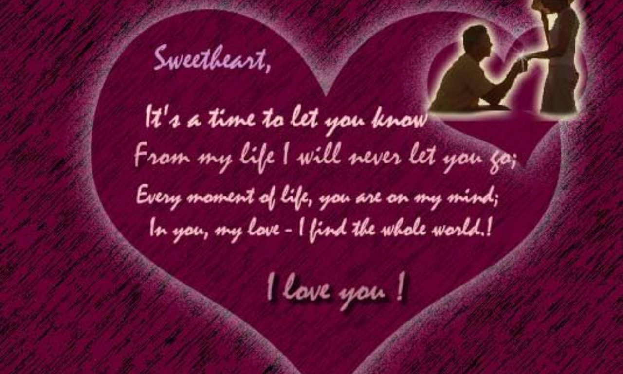 75 Powerful Love Message to My Sweetheart From the Heart