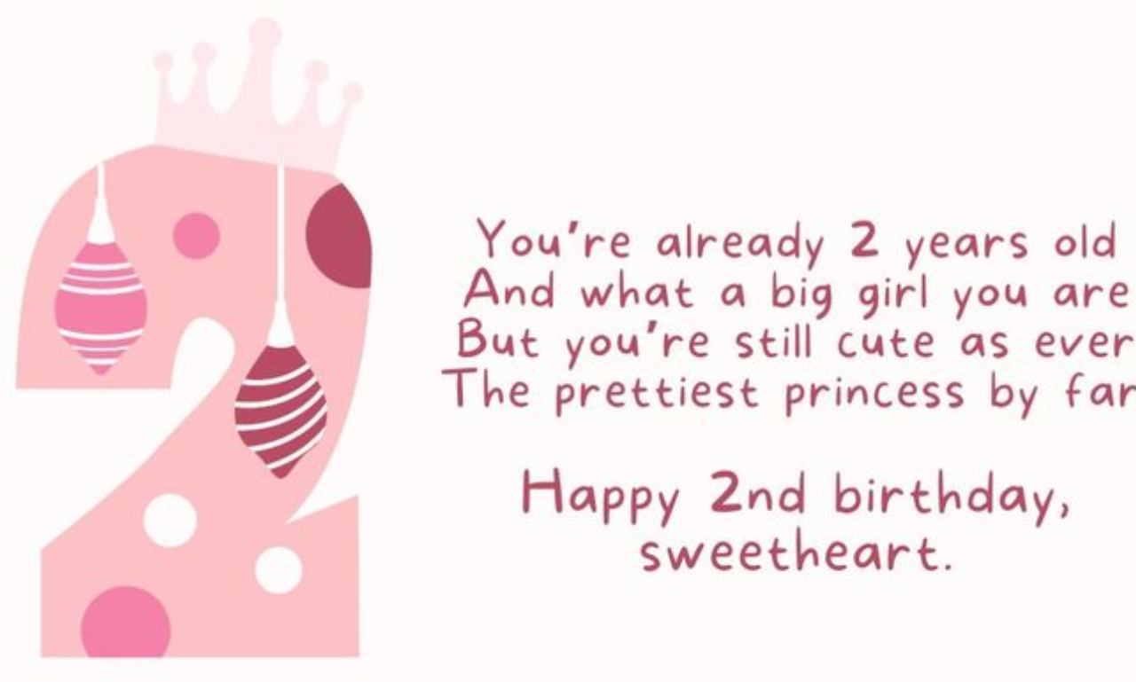 Girl Turning 2 Birthday Quotes: Sweet Wishes for Her Special Day