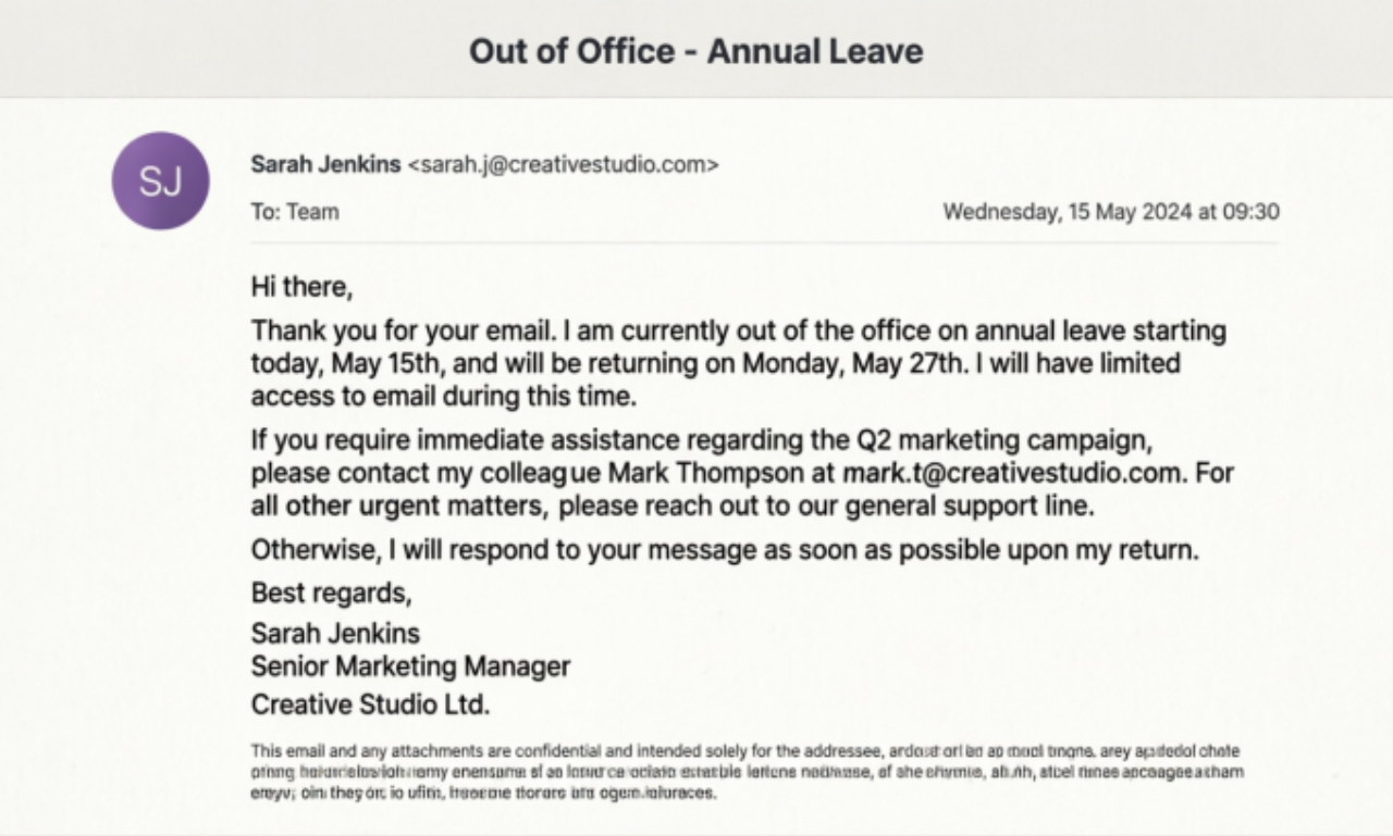 45 Professional Examples: MLK Out of Office Message