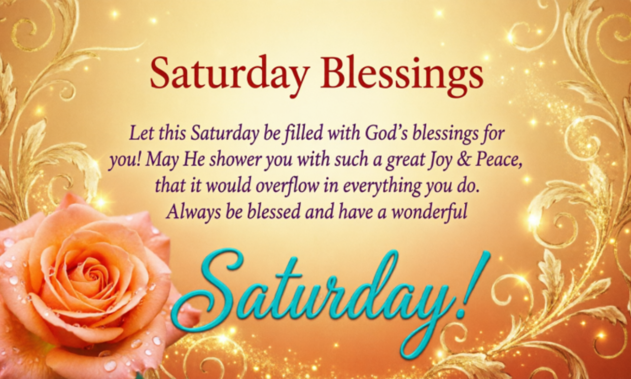 100+ Saturday Blessings: Joyful Quotes for a Blessed Weekend