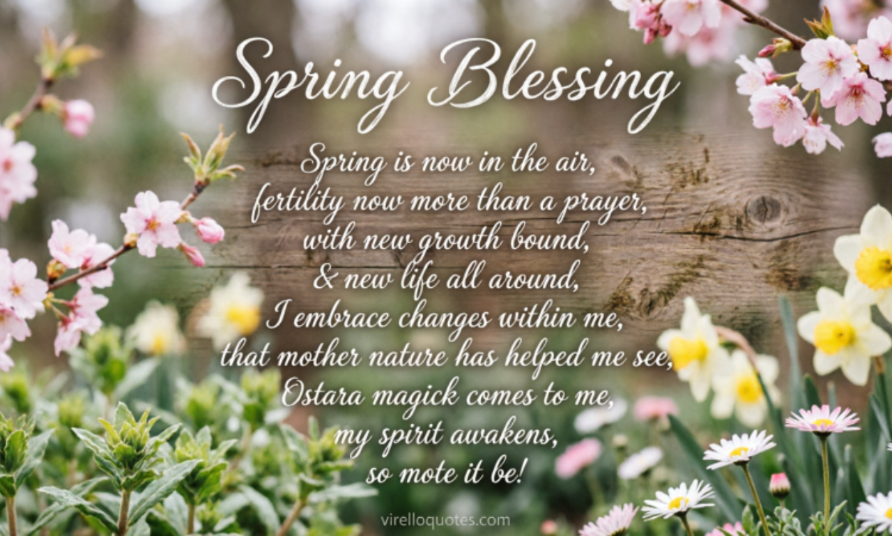 120+ Ostara Blessings: Sacred Prayers for Spring Equinox