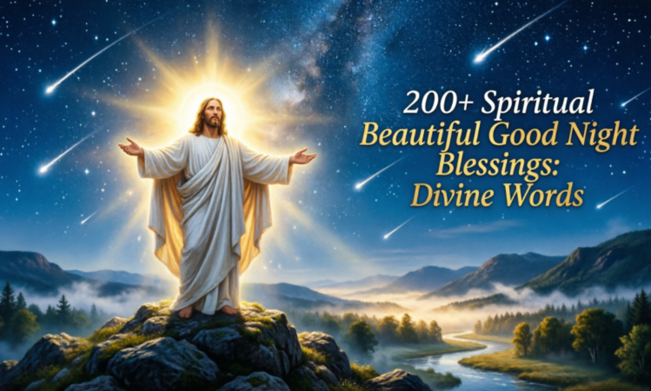 200+ Spiritual Beautiful Good Night Blessings: Divine Words