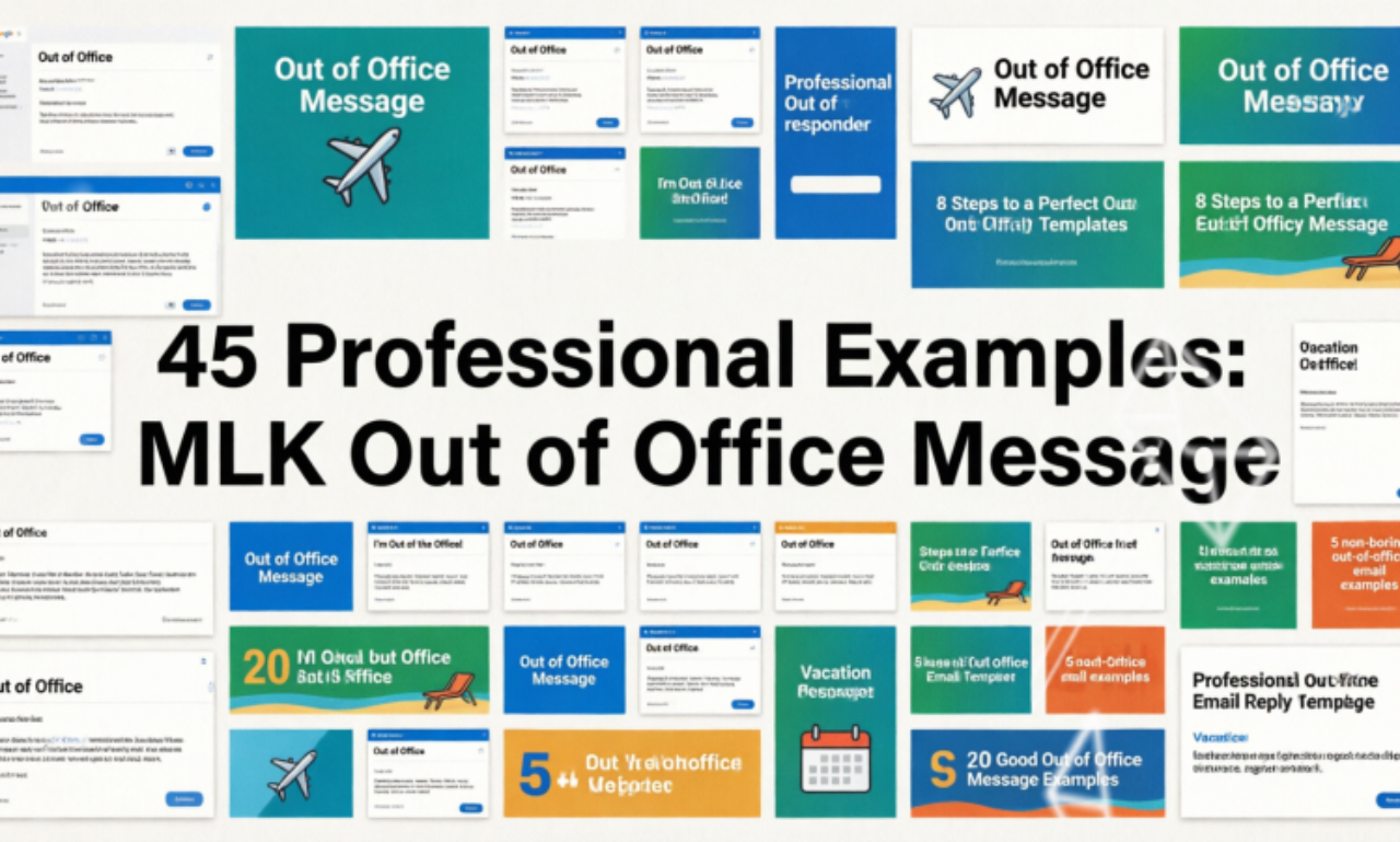 45 Professional Examples: MLK Out of Office Message