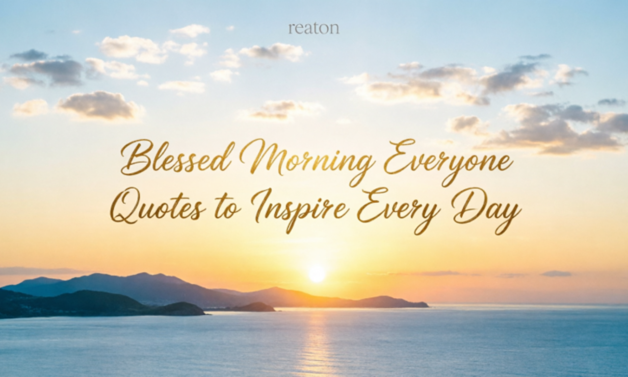 Blessed Morning Everyone Quotes to Inspire Every Day