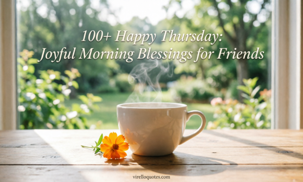 100+ Happy Thursday: Joyful Morning Blessings for Friends