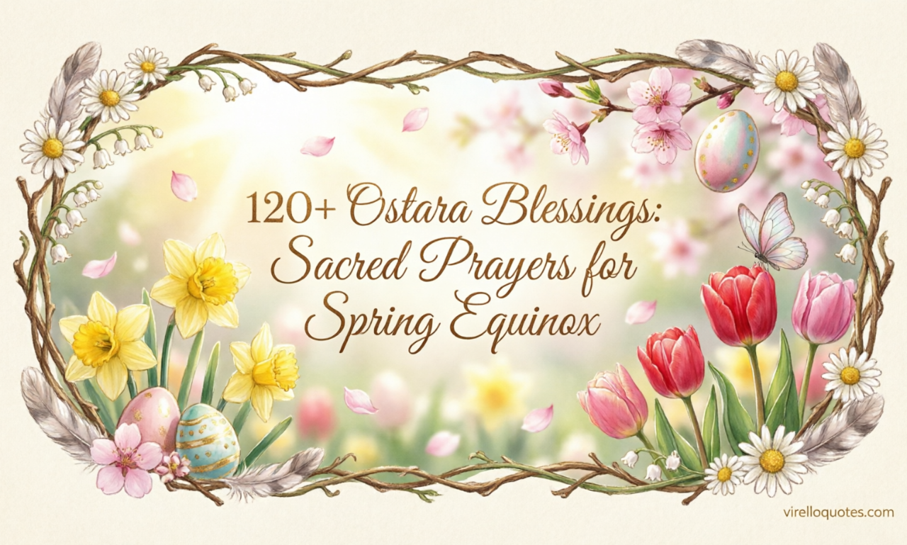120+ Ostara Blessings: Sacred Prayers for Spring Equinox
